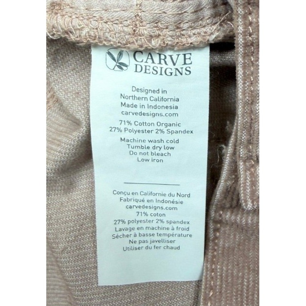 Carve Designs Mauve Pink Frayed Hem Women’s Shorts - Picture 5 of 10